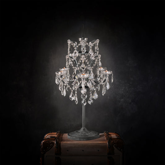 CRYSTAL TABLE NATURAL CANDLE HOLDER