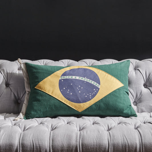 BRAZIL FLAG CUSHION