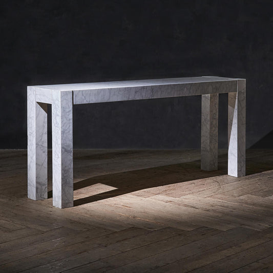 JUNCTION MARBLE CONSOLE TABLE