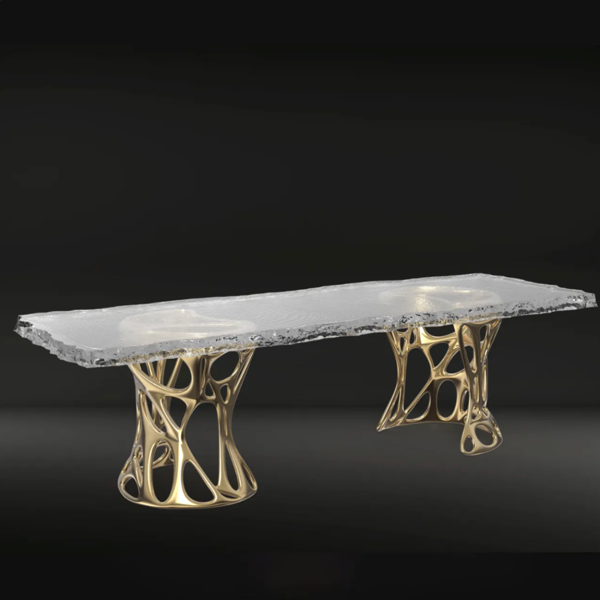 TREE GRAIN LONG TABLE