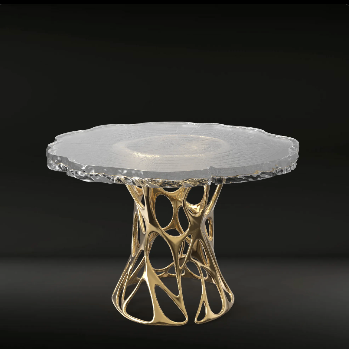 TREE GRAIN ROUND TABLE