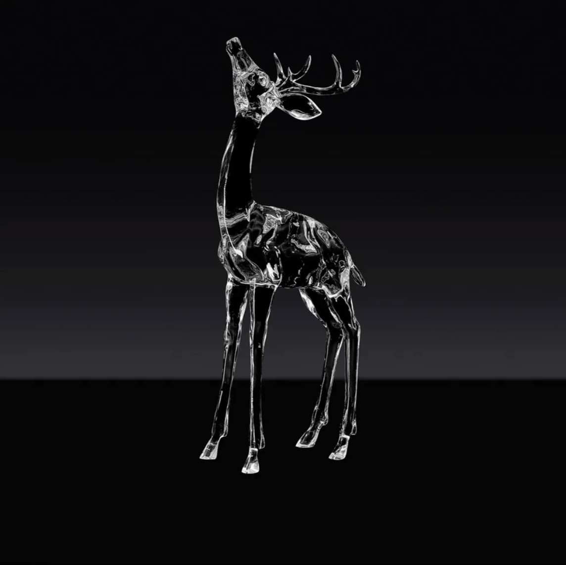 STAR GAZING DEER (L)