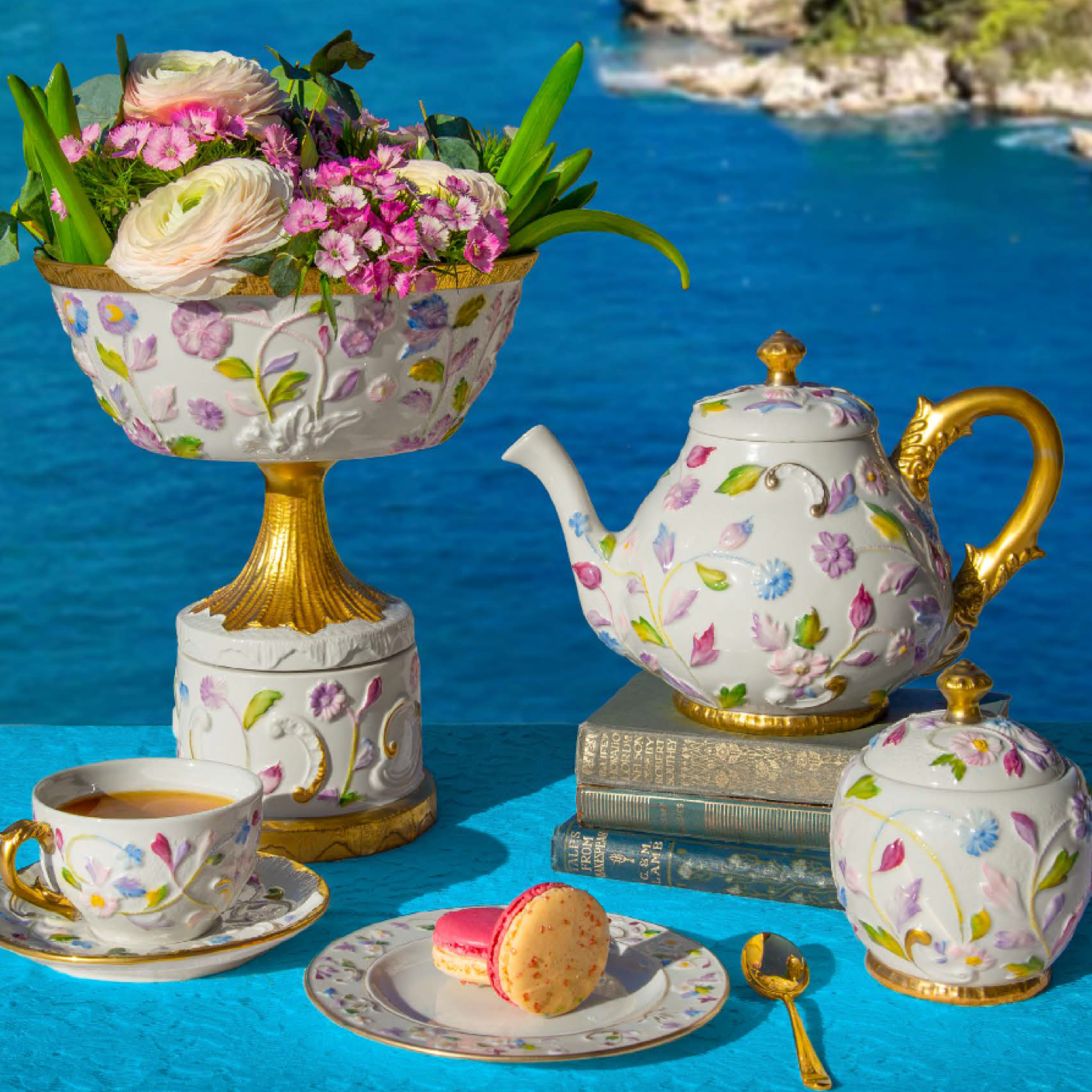 TAORMINA TEA CUP & SAUCER