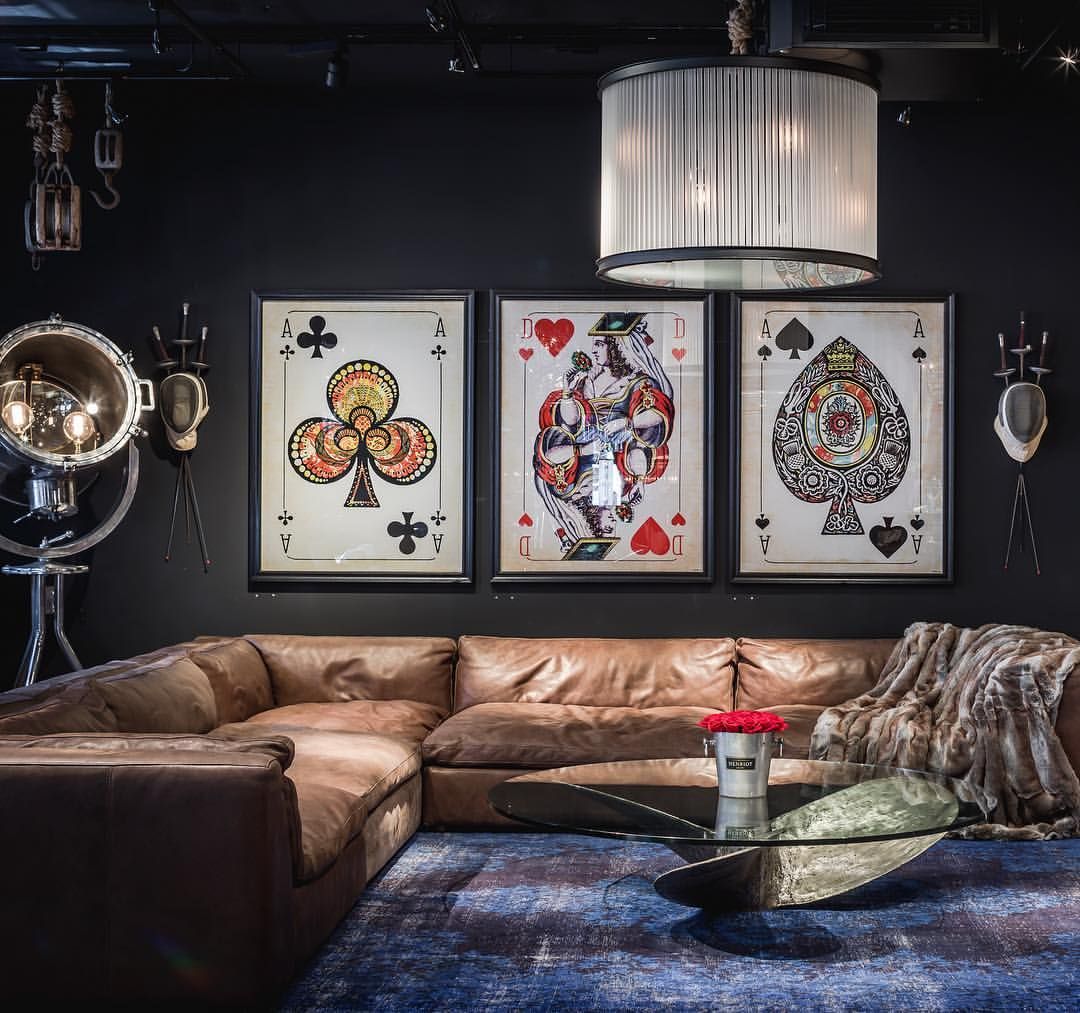 ACE OF CLUBS WALL ART