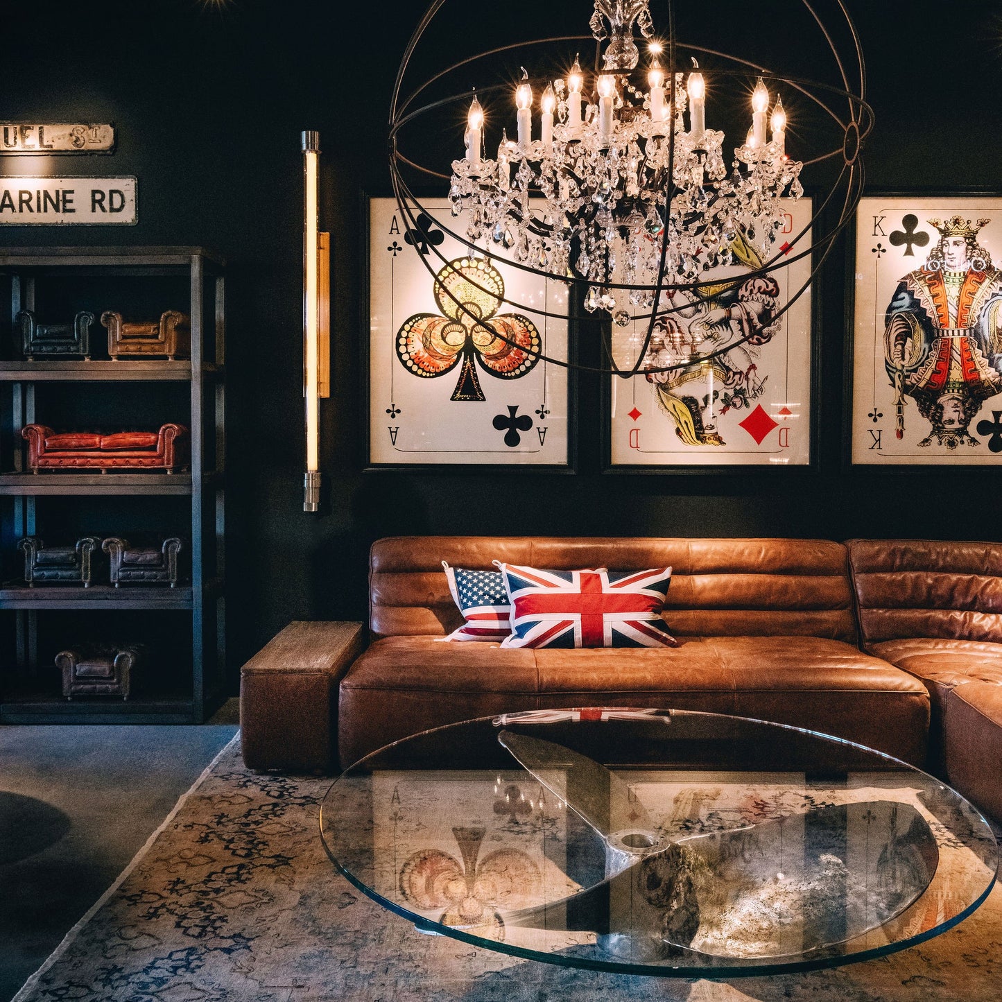 JUNK ART PROPELLER ROUND COFEE TABLE