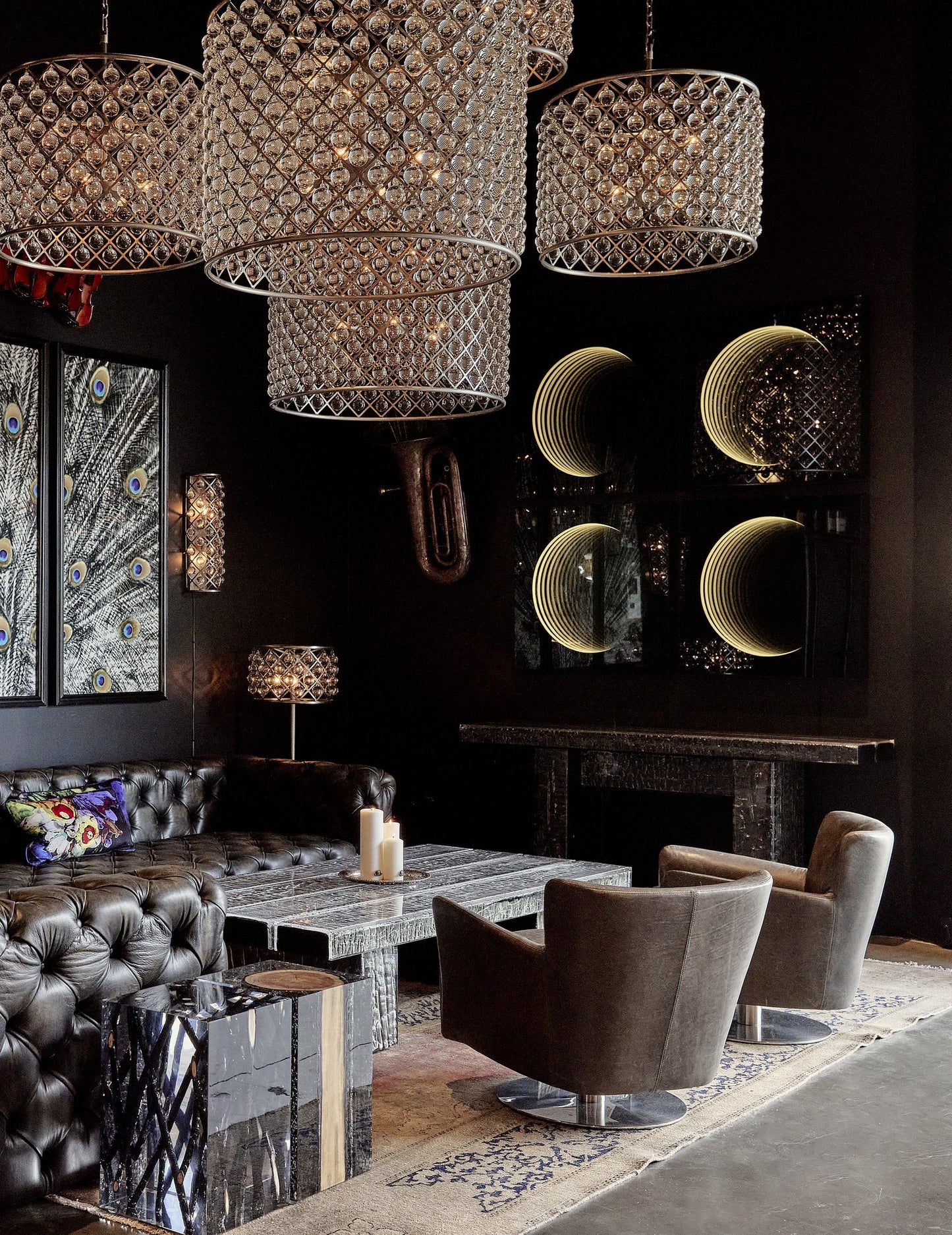 XYLEM BURNTWOOD SIDE TABLE