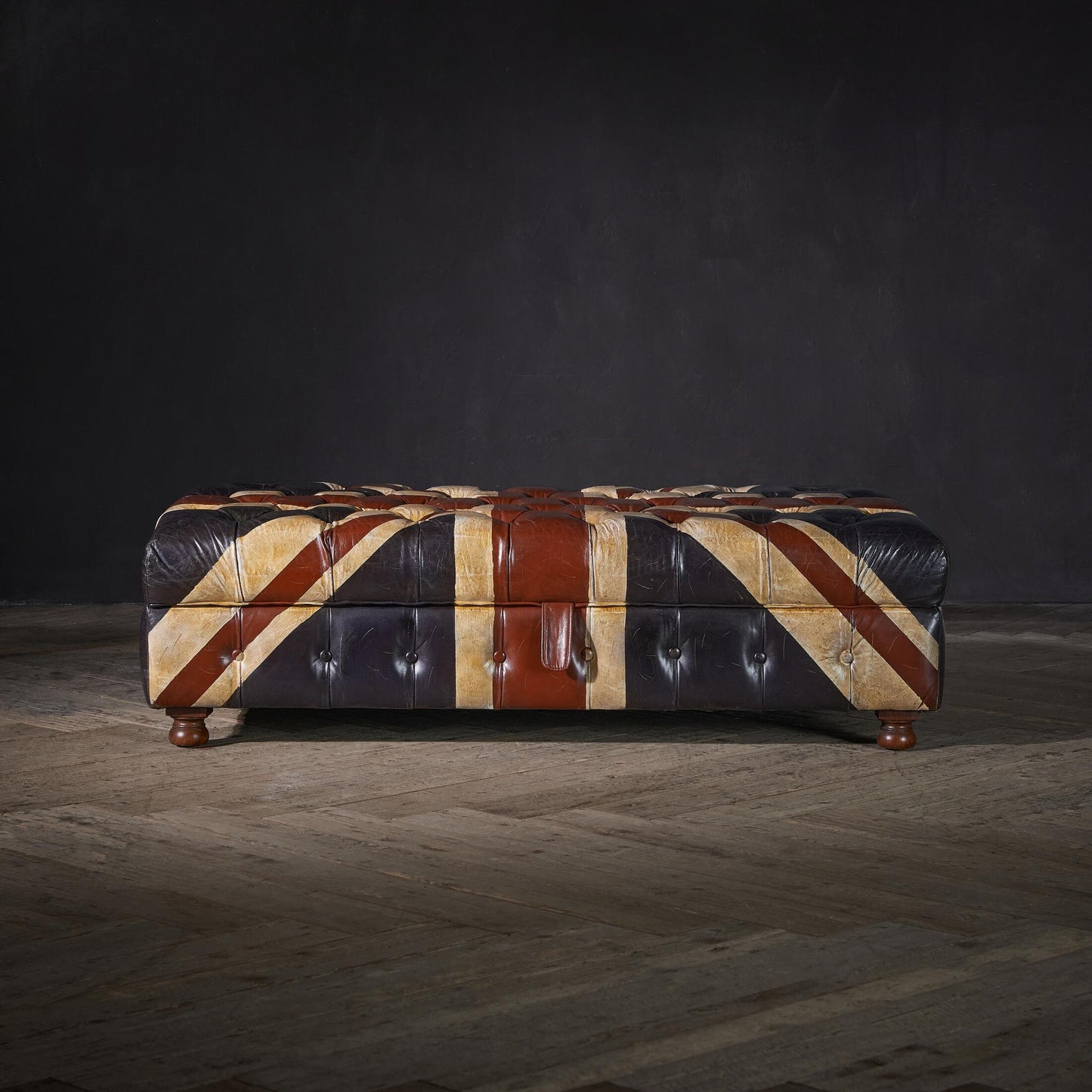 WESTMINSTER BUTTON STORAGE FOOTSTOOL