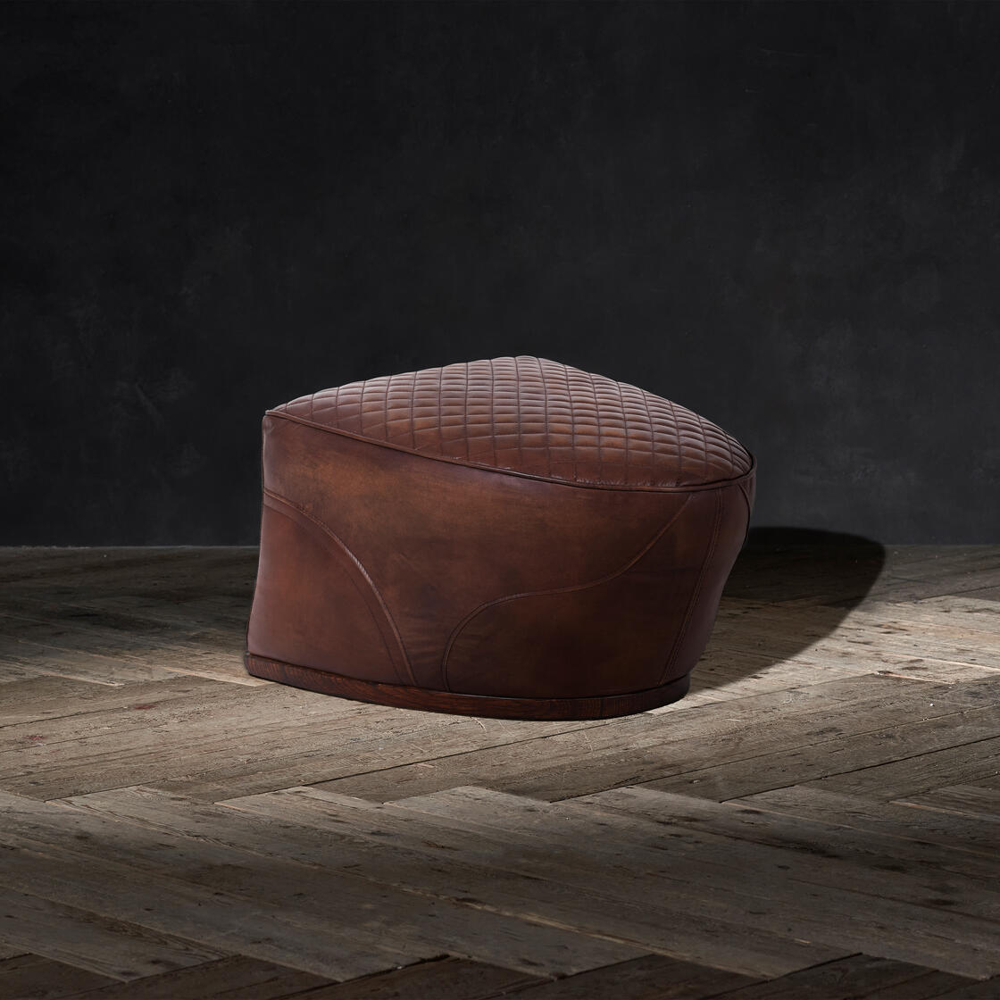 SADDLE FOOTSTOOL