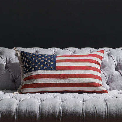 STARS AND STRIPES FLAG CUSHION