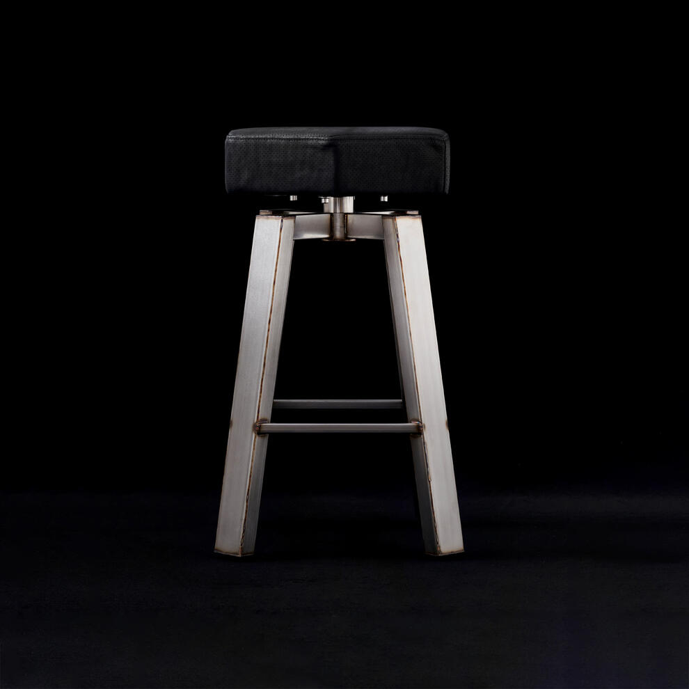 BOLT LEATHER BARSTOOL