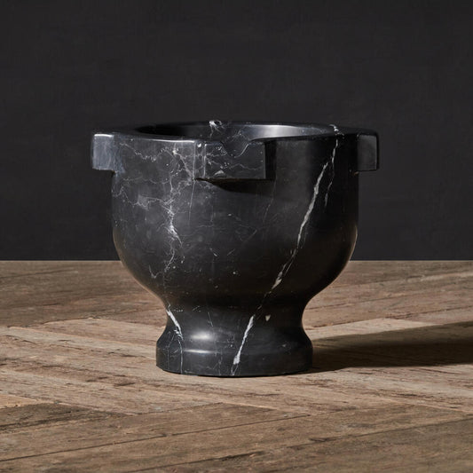 COSIMO URN BLACK MARBLE