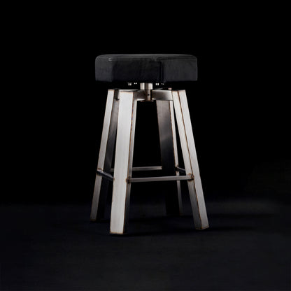 BOLT LEATHER BARSTOOL