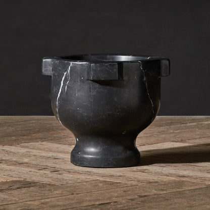 COSIMO URN BLACK MARBLE