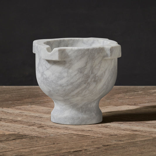 COSIMO URN WHITE MARBLE