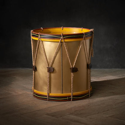 REGIMENT DRUM SIDE TABLE