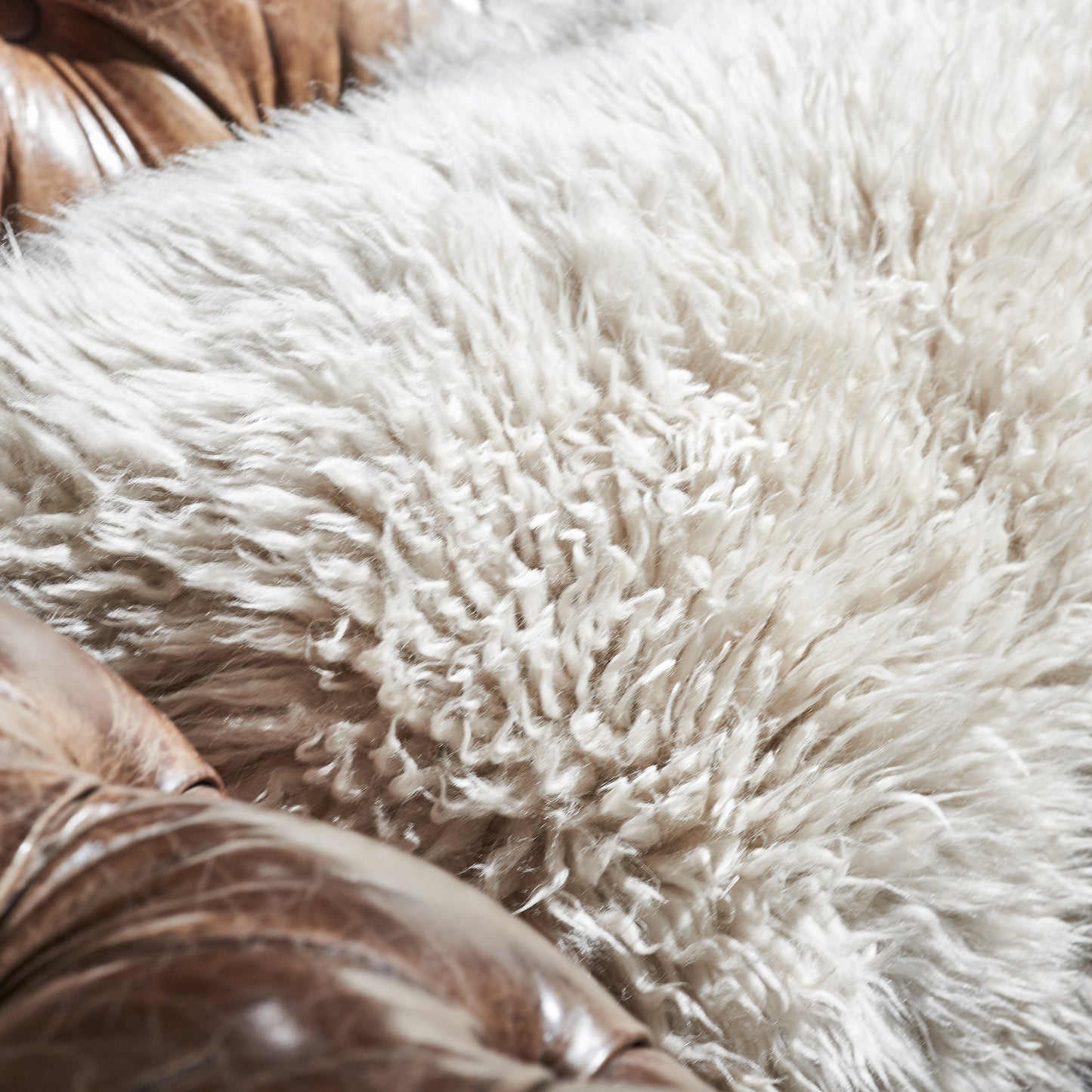 YETI BEIGE SHEEPSKIN RECTANGULAR