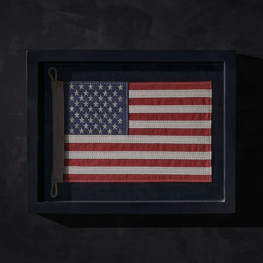 FLAG SHADOW BOX STARS & STRIPES