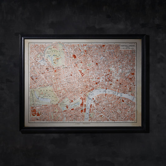 LONDON MAP WALL ART