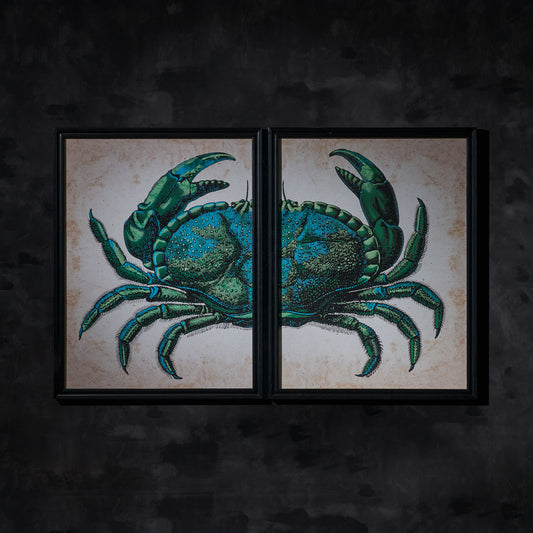 CRAB WALL ART