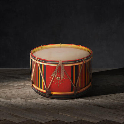 REGIMENT DRUM SIDE TABLE