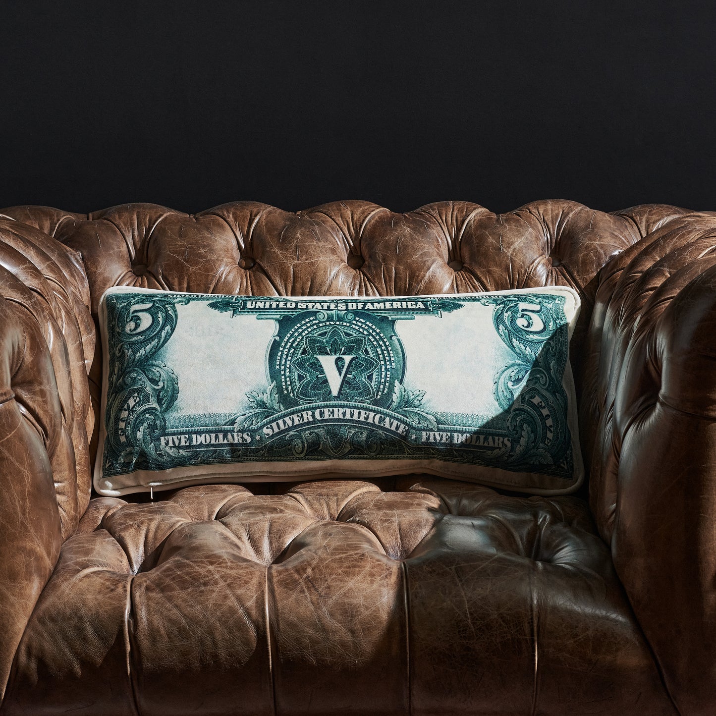 SILVER CERTIFICATE CUSHION