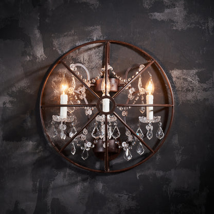 GYRO CRYSTAL SCONCE