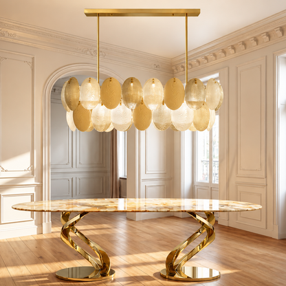 CABOCHON OVAL CHANDELIER