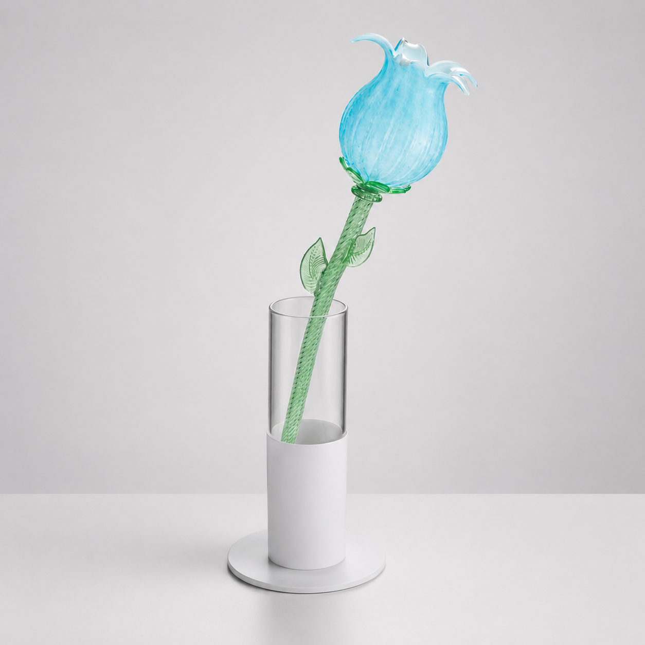 "FLOWERS IN WONDERLAND" SINGLE FLOWER VASE LAMP