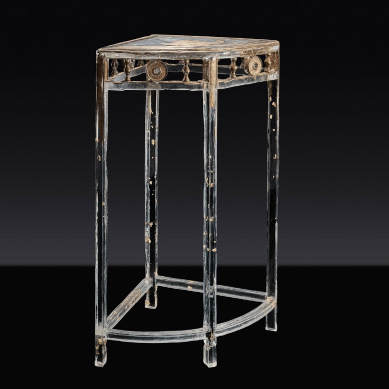 CHINESE CLASSICAL SEMICIRCLE FLOWER STAND