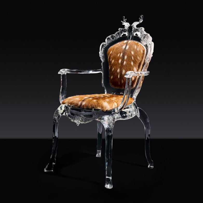 DEER SCULPTURE ART CHAIR