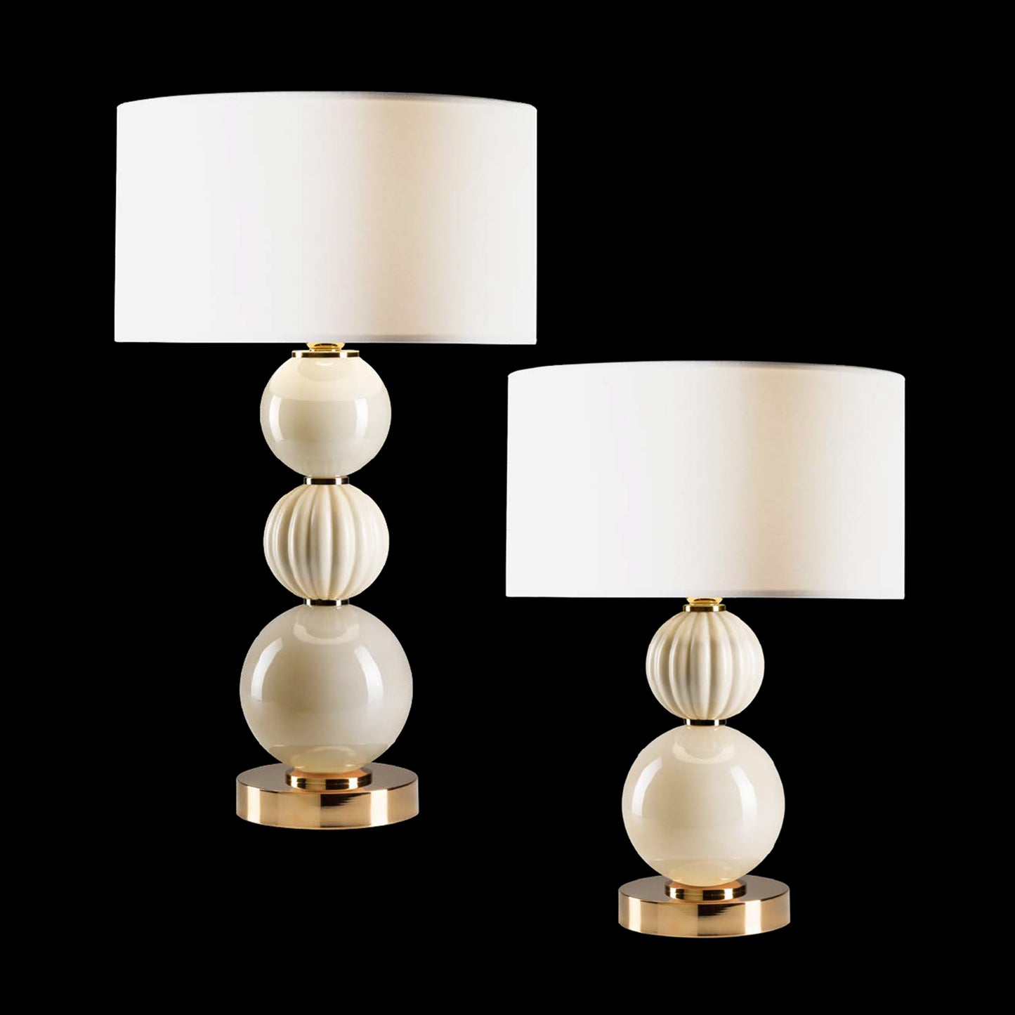LADY V CREAM TABLE LAMP