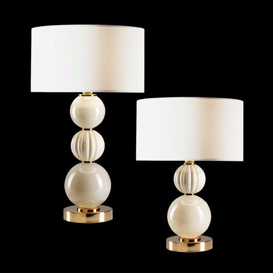 LADY V CREAM TABLE LAMP