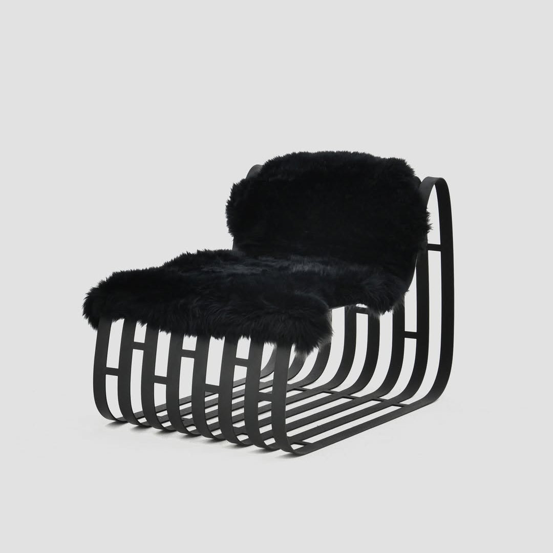 LAMBSKIN LOUNGE CHAIR
