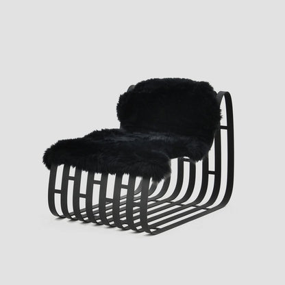 LAMBSKIN LOUNGE CHAIR