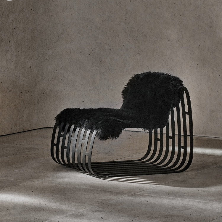 LAMBSKIN LOUNGE CHAIR