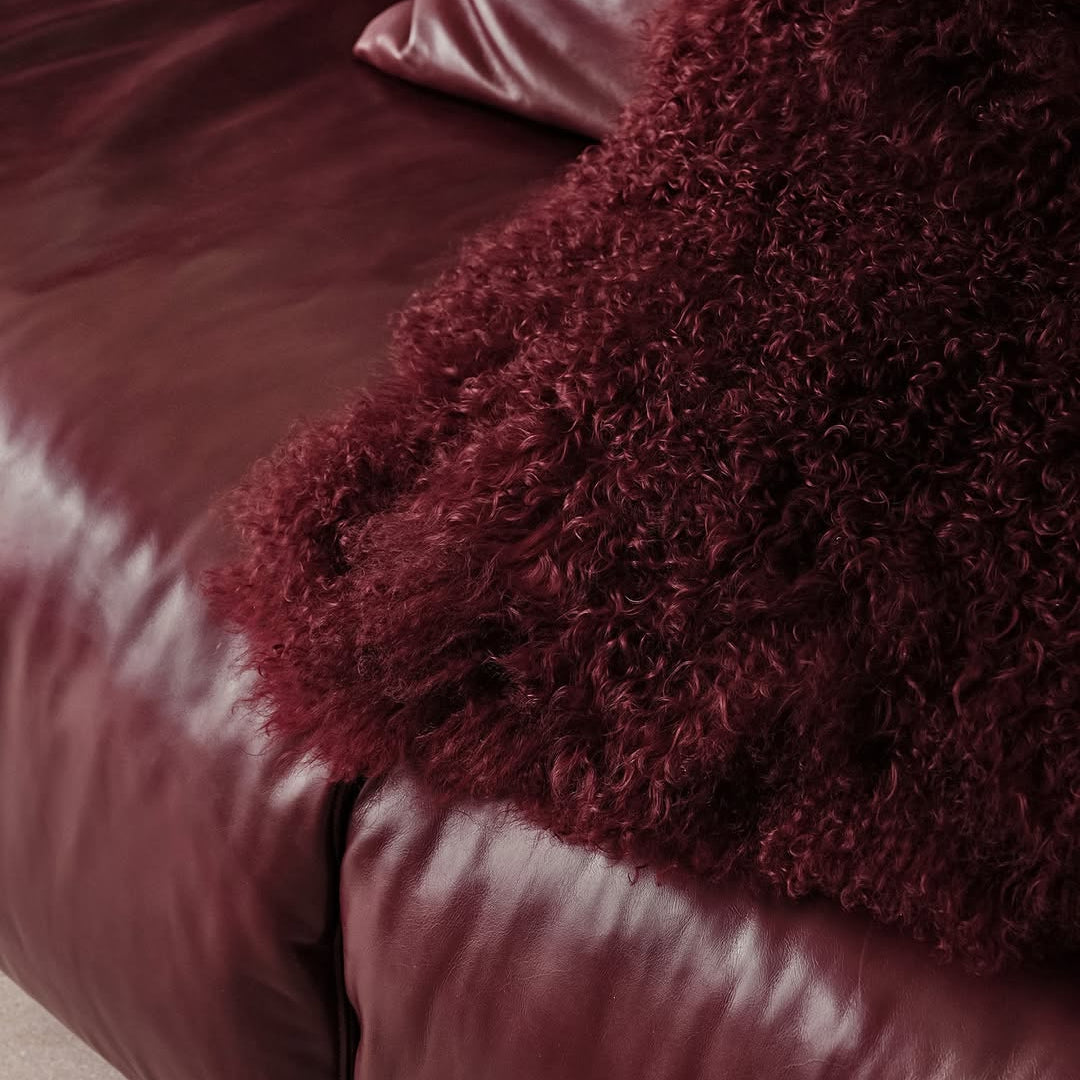 LEATHER 2-SEATER SOFA