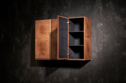 QUBUS LEATHER BOOKCASE