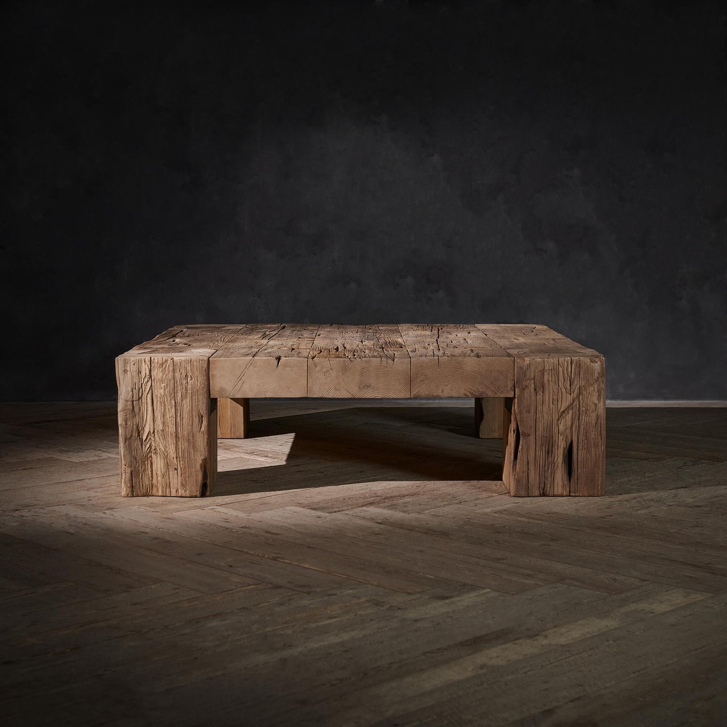 ENGLISH BEAM SQUARE COFFEE TABLE