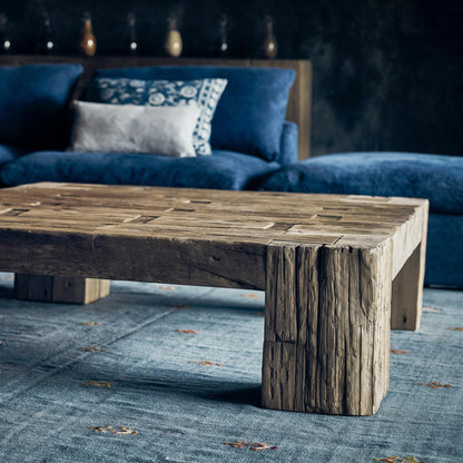 ENGLISH BEAM RECTANGULAR COFFEE TABLE