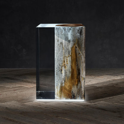 XYLEM DRIFTWOOD W/ LED SIDE TABLE